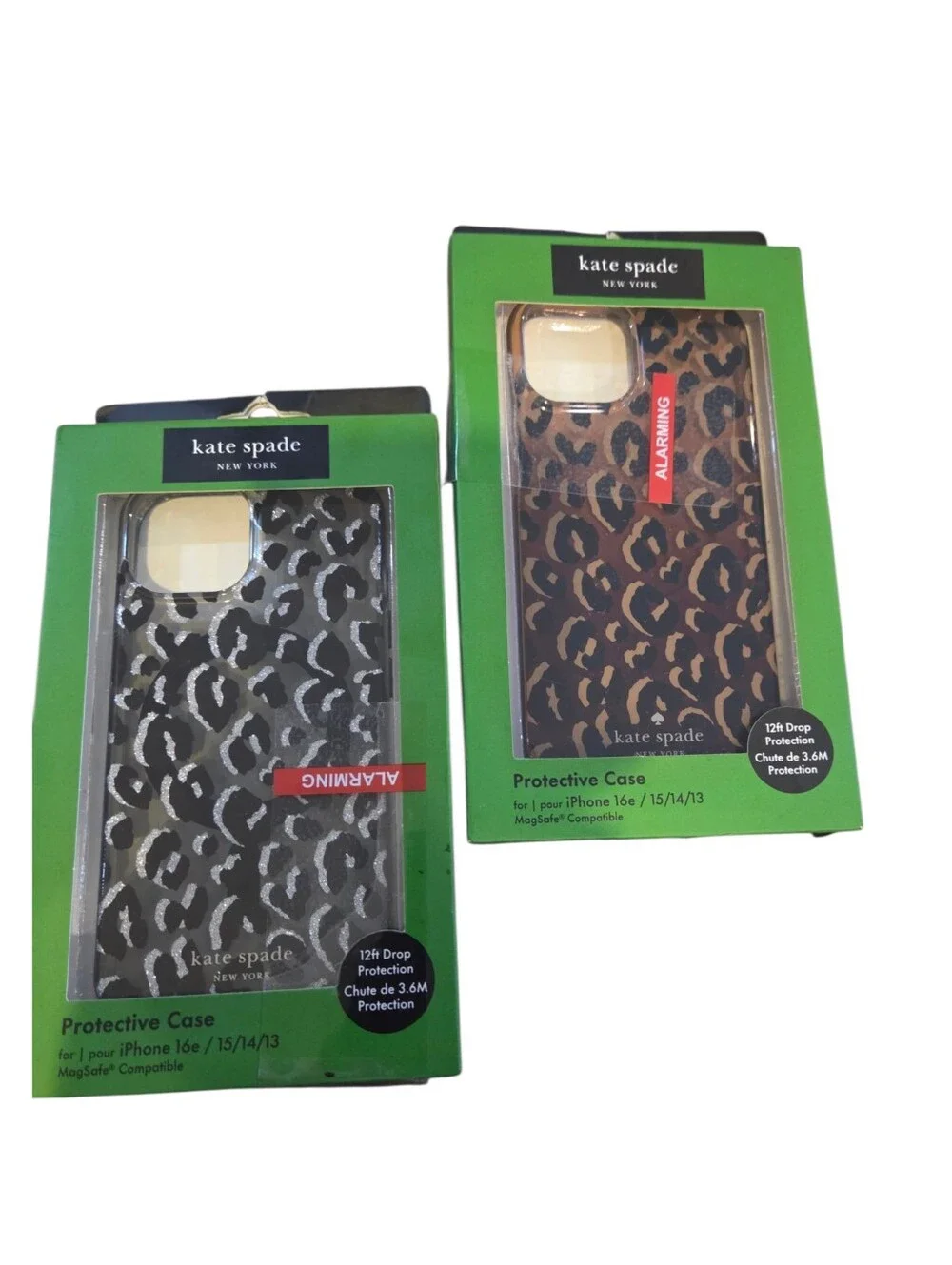Kate Spade Set of 2 Protective Cases Stylish Leopard Print Animal Print Design